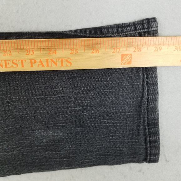 Levis 559 Jeans Mens 33x29 Black Straight Leg Comfort Fit Stretch Denim Pants - Picture 11 of 16